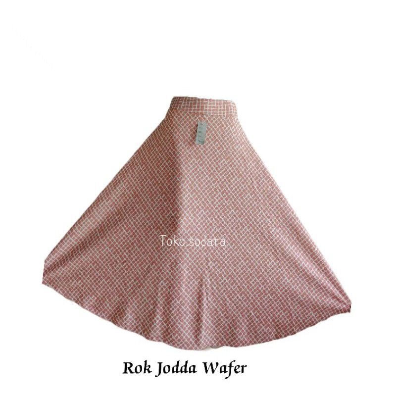 Rok Payung Jodda Crepe Waffle 2 // Rok Muslim // Rok murah