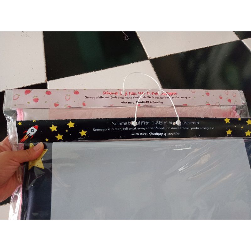 

plastik label custom