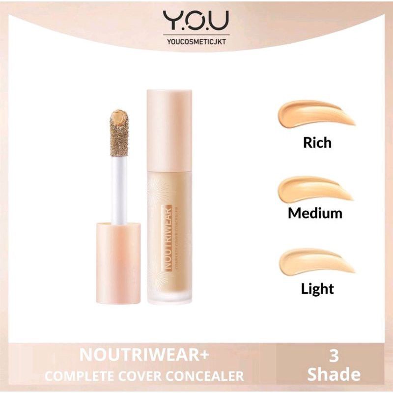 ❤ jselectiv ❤ Y.O.U YOU NOUTRIWEAR Complete Cover Concealer | Concealer/Konsiler Y.O.U YOU