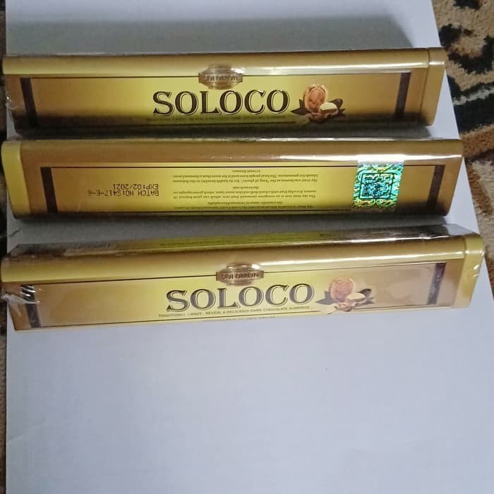 

Diskon khusus SOLOCO AU ASLI SALOCO 1BOX 12PCS PERMEN COKLAT SOLLOCO ORIGINAL