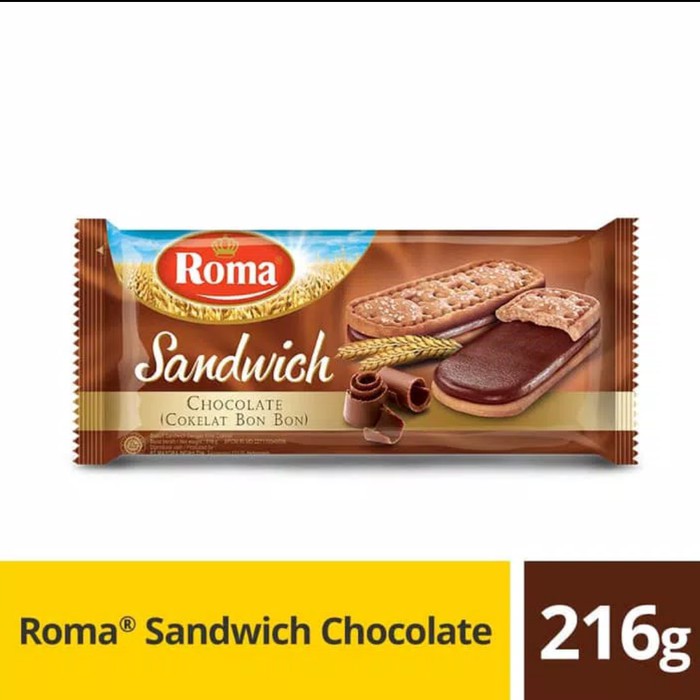 

ROMA SANDWICH COKLAT 216G