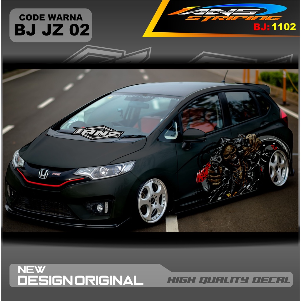 STIKER MOBIL JAZZ / STIKER MOBIL BRIO / DECAL STIKER MOBIL SWIFT / STIKER MOBIL TOYOTA / DECAL STICKER MOBIL / STIKER YARIS AYLA