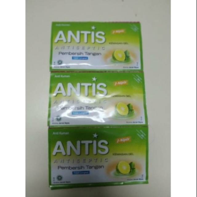 [5 ML] ANTIS SACHET HAND SANITIZER GEL ISI 24 SACHET