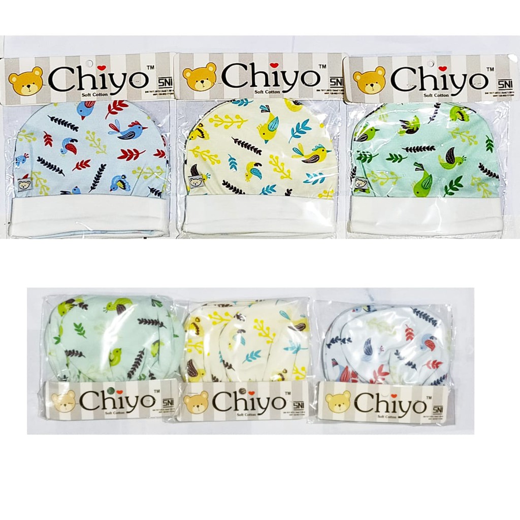 TERLEMBUT CHIYO Set Sarung Tangan Kaki + Topi SNI