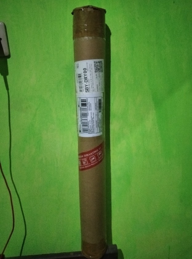 Kaligrafi Lembaran Surat Ali Imron Semar Kulit Kambing Full Body 77x55cm