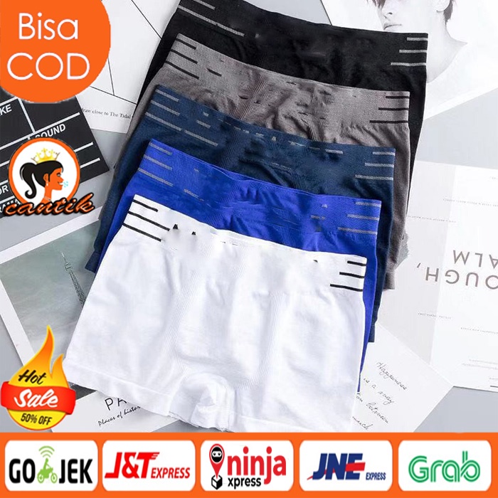 Boxer Pria Celana Dalam Boxer Pria Import CD Celana Dalam Pria Boxer / CD Laki Laki Man Underwear Kolor Sempak Pria