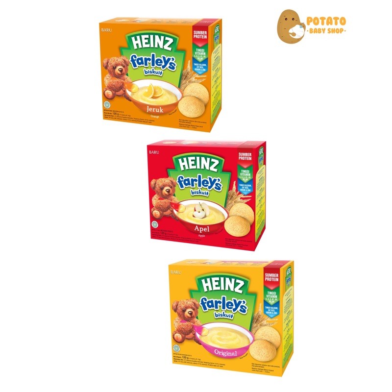 Heinz Farleys 120gr - Biskuit Bayi Heinz Baby