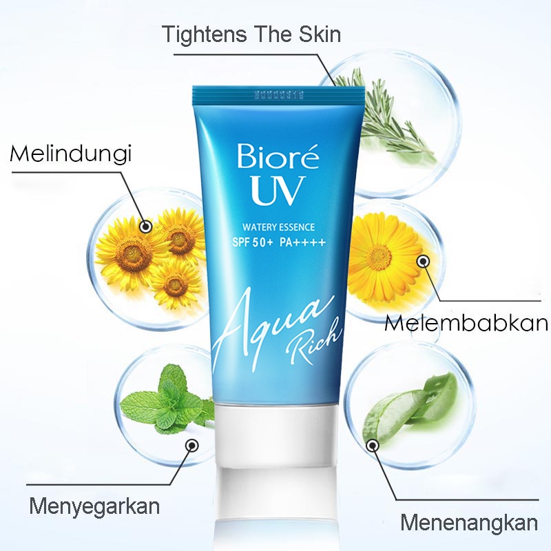 Biore UV Aqua Blocking Moisturizing Watery Essence SPF50 PA++++ Sunscreen (50g)