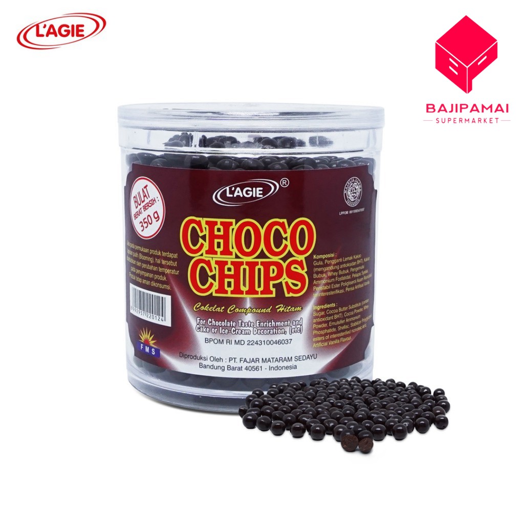 

LAGIE CHOCO CHIPS 350GR