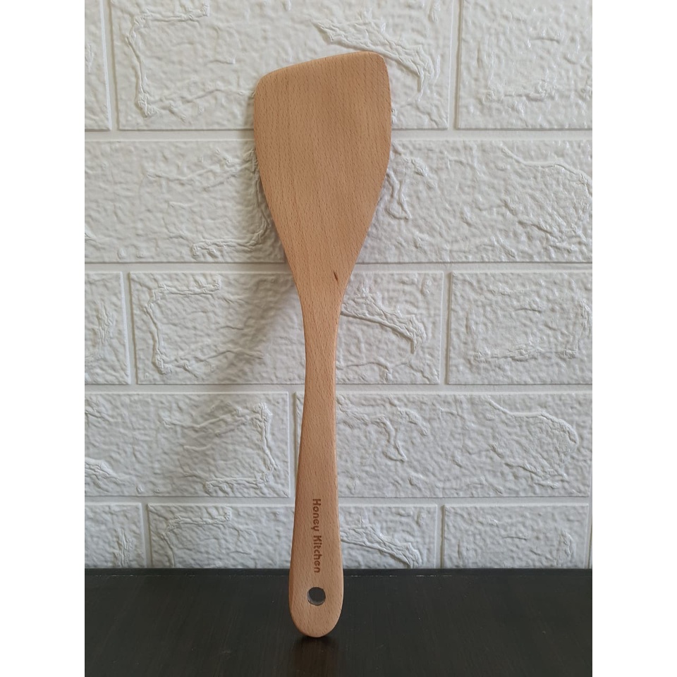 TURNER SPATULA SODET SUTIL KAYU MENCONG BERKUALITAS HONEY KITCHEN