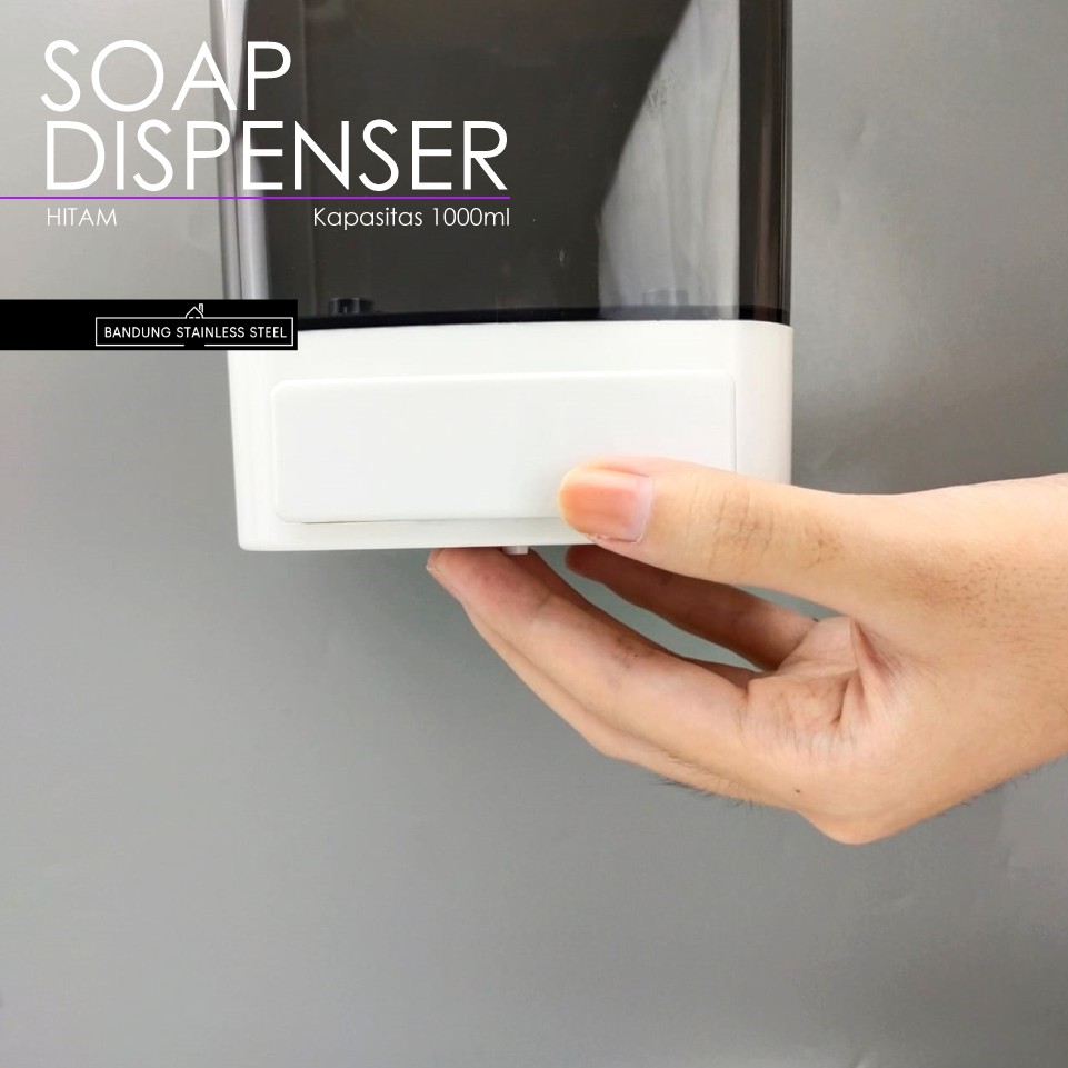 Soap Dispenser Besar 1000ml Wadah Tempat Sabun Cair Shampo Plastik