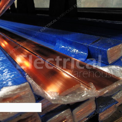 RAIL COPPER RC BUSBAR IMPORT 3x20mm 4 Meter ( PLAT TEMBAGA 3x20 3 x 20 mm 4m )