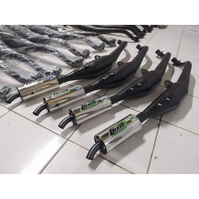 KNALPOT FIZ R HITAM TAMENG BY NXL RACING PRODUCT