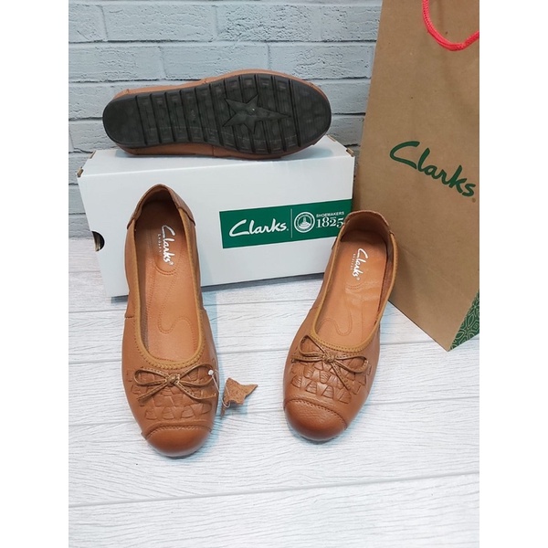 Clarks Shoes 739 100% kulit sapi asli