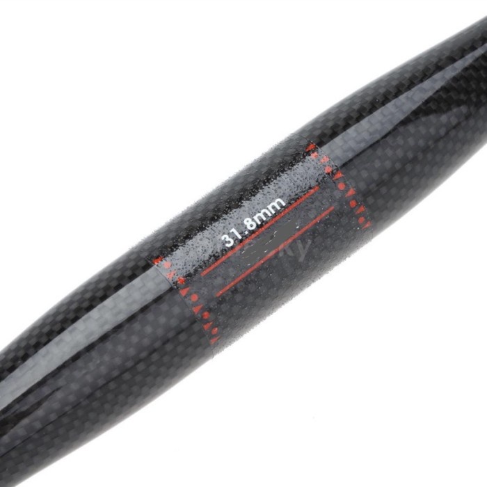 Handlebar MTB Riser CARBON 31,8x640mm Ultra light serat karbon fiber