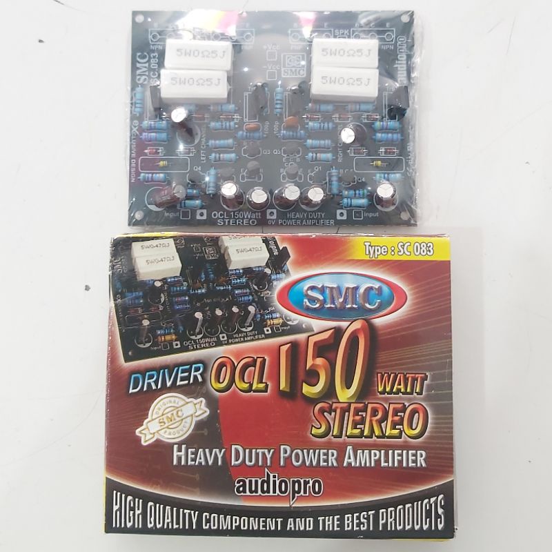 (BISA COD) Kit Driver Power Amplifier Super OCL 150 Watt Stereo AudioPro