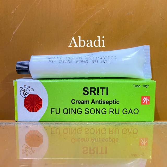 Salep Sriti Cream Antiseptic (Fu Qing Song Ru Gao) - Salep Gatal-gatal