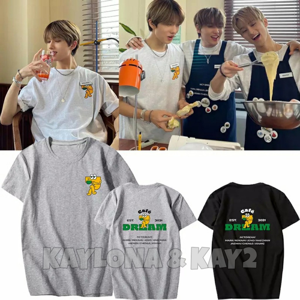 T-SHIRT BAJU KAOS DISTRO NCT DREAM CAFE PREMIUM | KAOS KPOP KOREA PREMIUM | ATASAN DISTRO PRIA WANIT