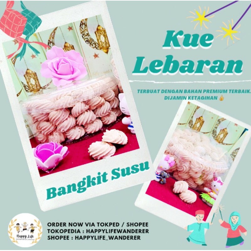 

Kue Lebaran Bangkit Susu toples 500gr +Bubble Wrap