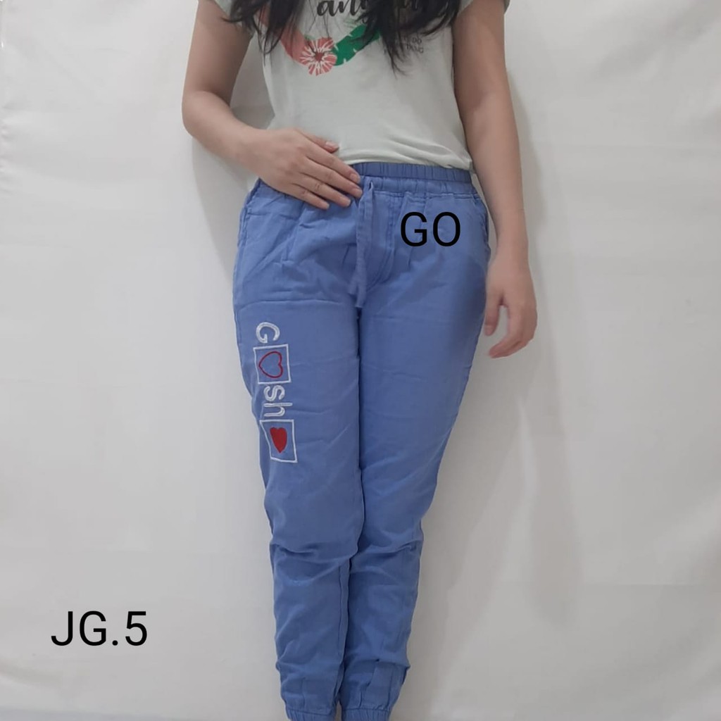 BB. ADN CELANA JOGER SOFT JEANS Celana Cewek