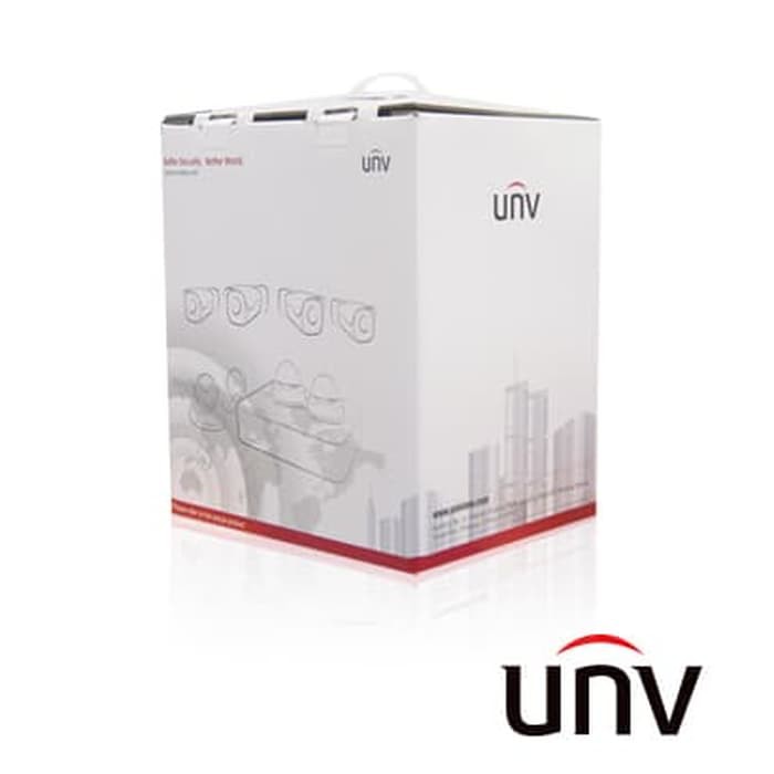 PAKET UNV 4CH NVR301-04LB-P4 +4 IPCAM 2MP LENGKAP