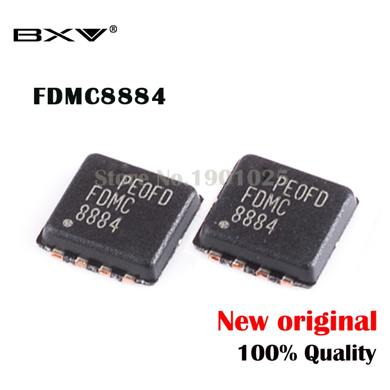 10pcs FDMC8884 8884 MOSFET QFN-8 Baru original 新边进口