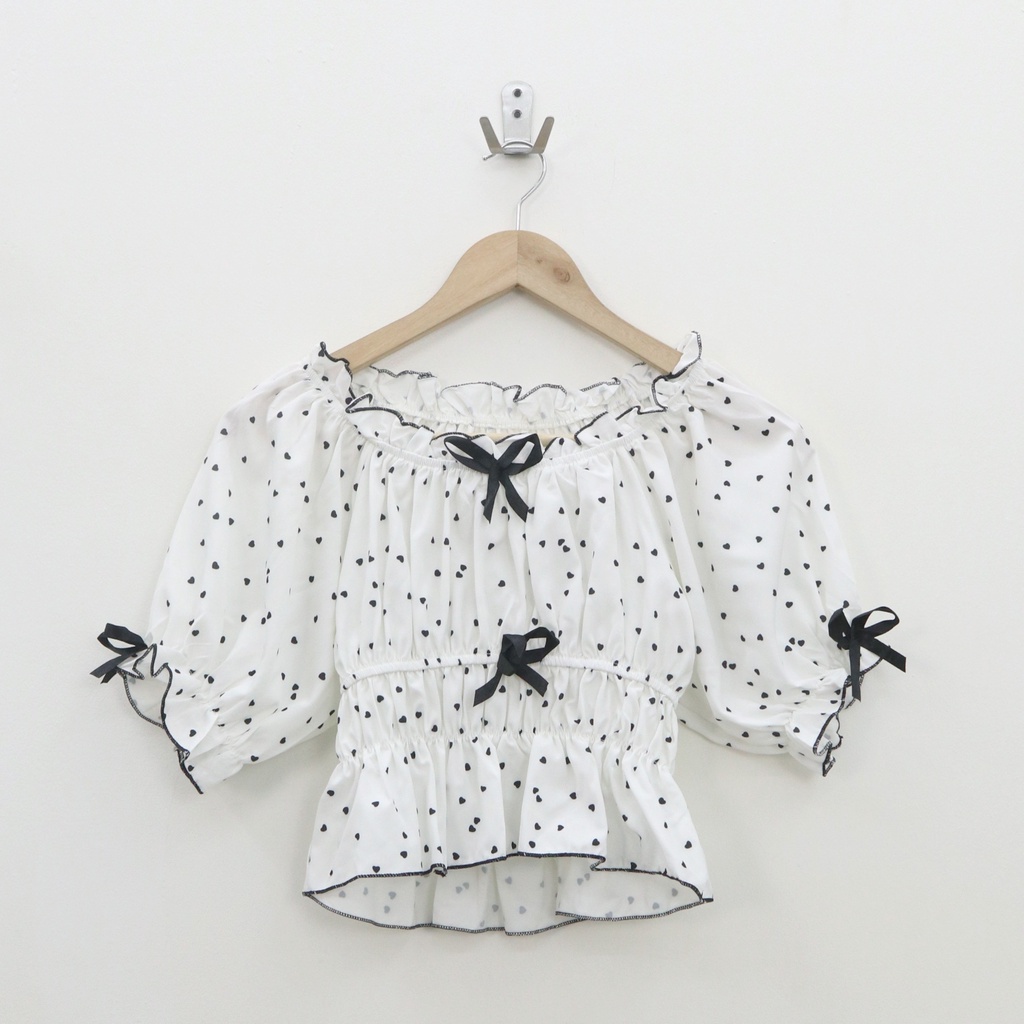 Namtan crop top blouse - Thejanclothes