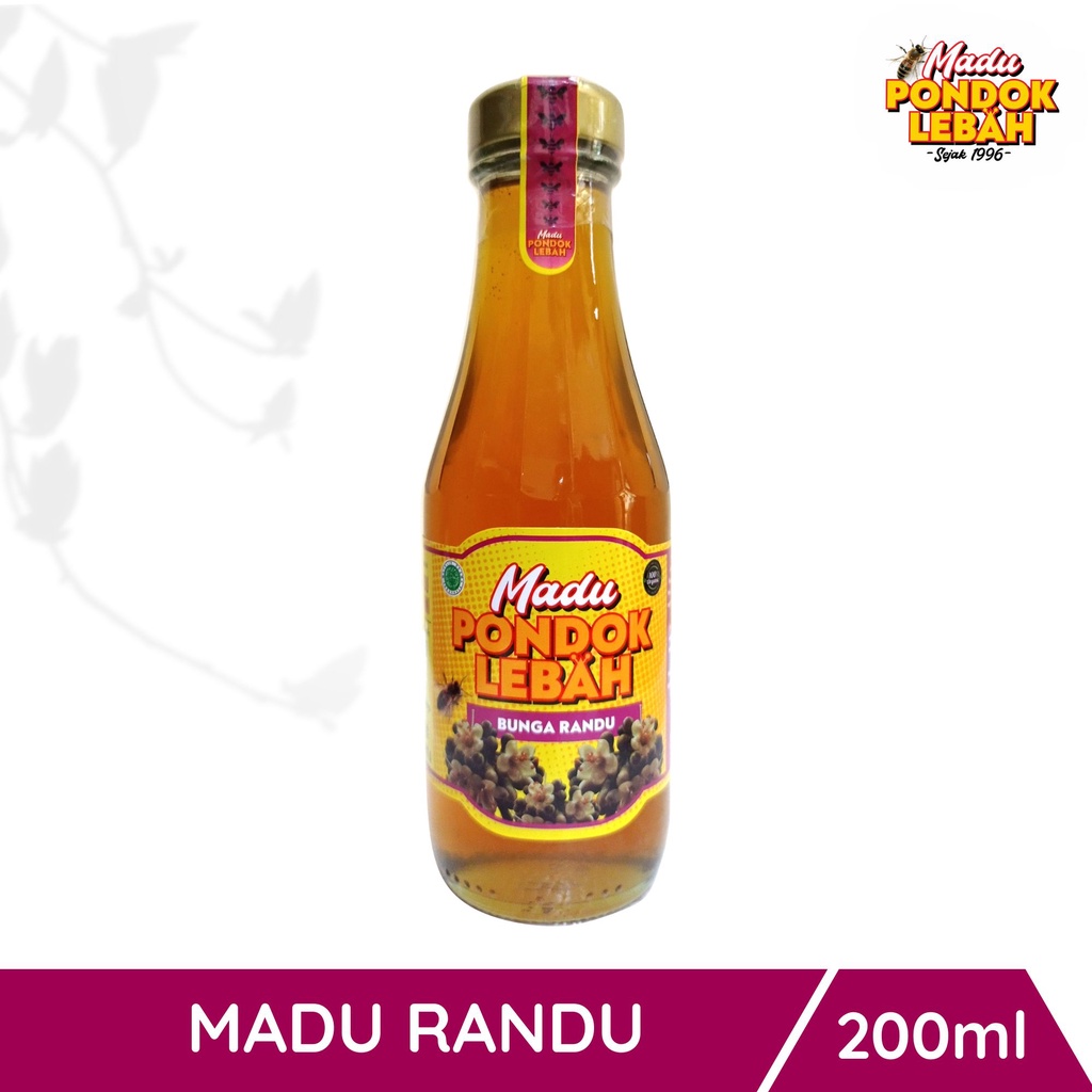 

Madu Murni Asli Randu 200ml Produksi Pondok Lebah