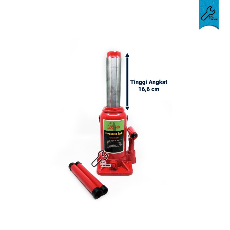 Hydraulic Bottle Jack 20 Ton / Dongkrak Mobil model Botol 20 Ton