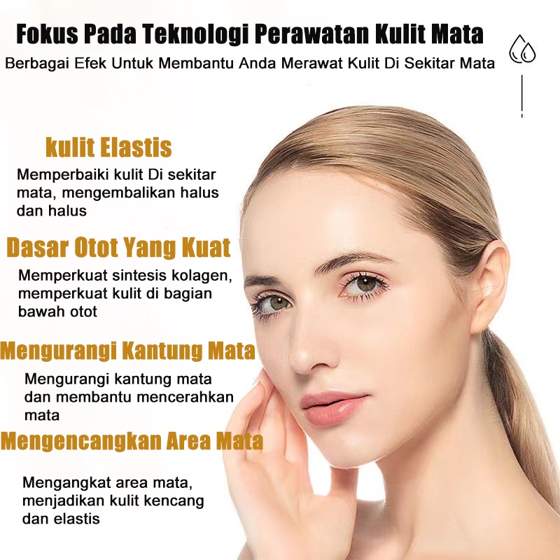 【Barang spot】Cream Mata Pelembab Mengurangi Garis Halus Dan Kantong Mata Kerutan Panda Kantung Mata Kaki Hitam Krim Keriput Intense Eye Firming Treatment Lifting Eye Cream Eye Gel Serum Eye Hydrating Eye Pattern Eye Bag Wrinkl Dark Circl Removal Skincare