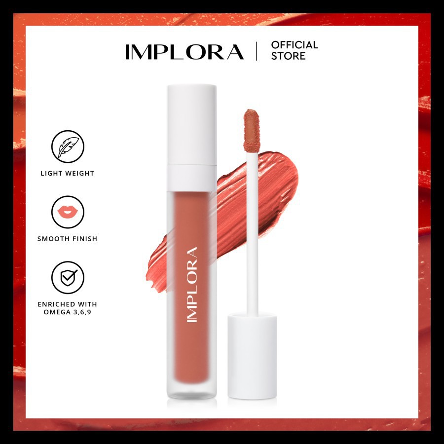 IMPLORA LIP VELVET MATTE LIP CREAM LIPCREAM