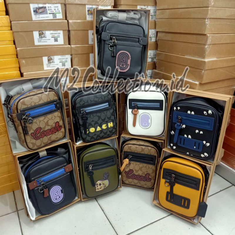 Tas Selempang COACH Messenger Crossbodybag Mirror Quality