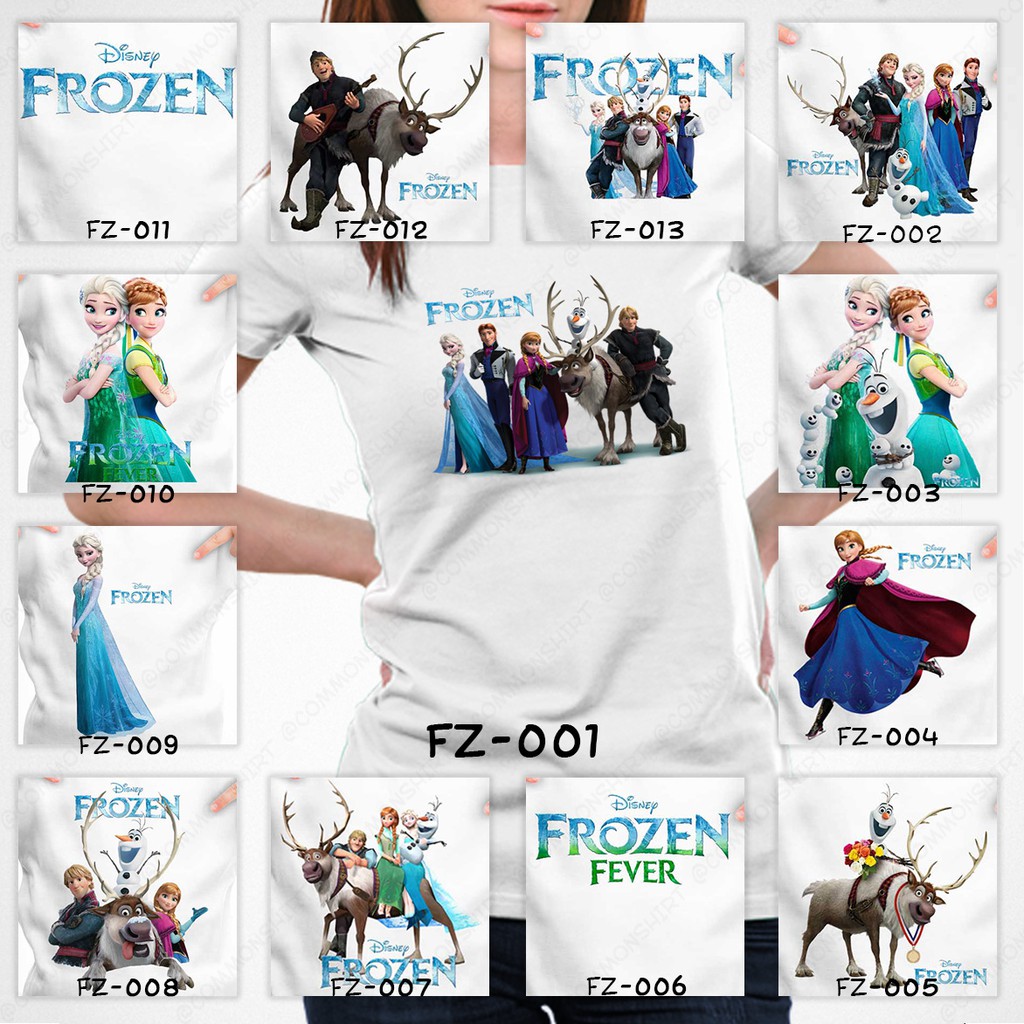 Kaos Dewasa / Baju Dewasa Frozen