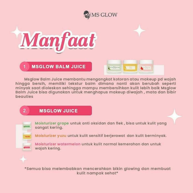 MS GLOW JUICE MOISTURIZER HYDRATING JUICE MSGLOW