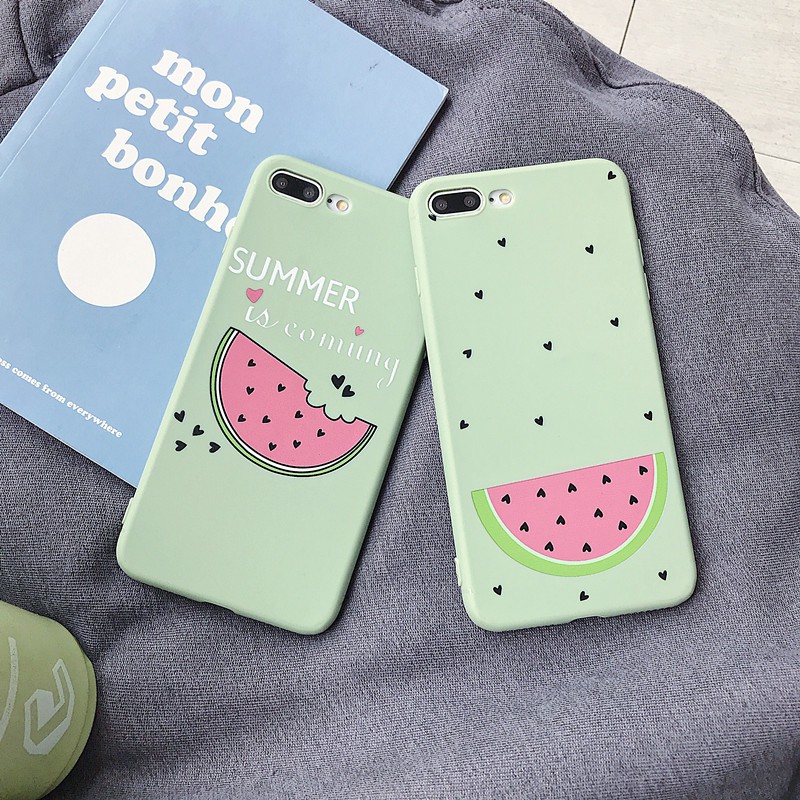 Watermelon Softcase Printing Oppo neo7 a37 a1k a7 a5s f9 vivo v9 y83 y71 y53 redmi 4a 7a 6a 5a 4x