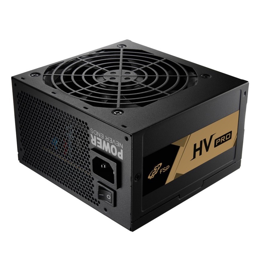 PSU FSP HV PRO 85+ 650W 80 Plus Bronze power supply Flat Black Cables