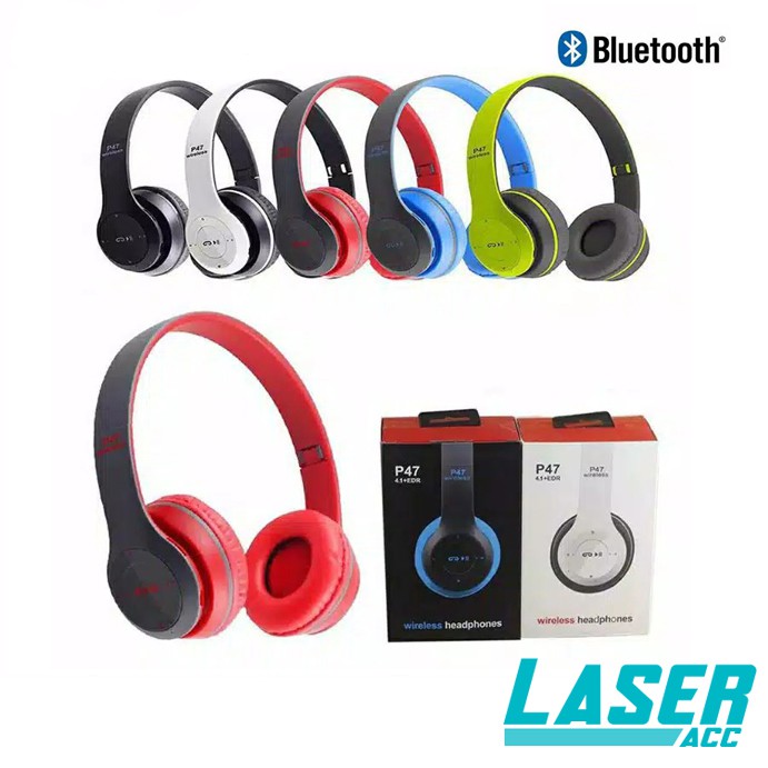 P47 Headphone Wireless Bluetooth Stereo 5.0+EDR