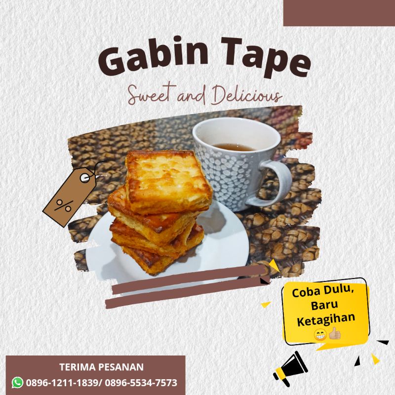 

Gabin Tape Susu Original Maknyus (isi 10)