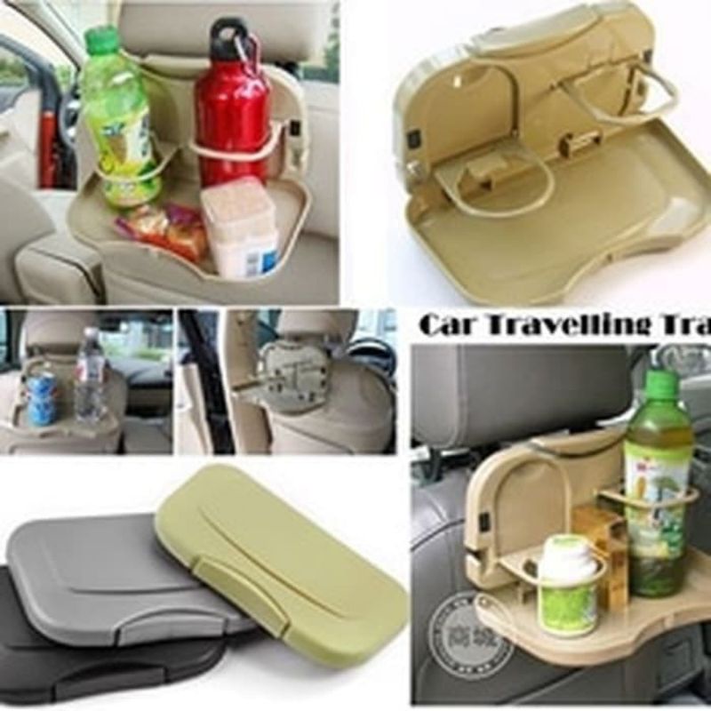 meja mobil lipat /rak lipat minuman makanan