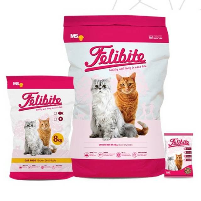 Felibite 950gr Bentuk Donut / Ikan  Makanan Kucing Kering