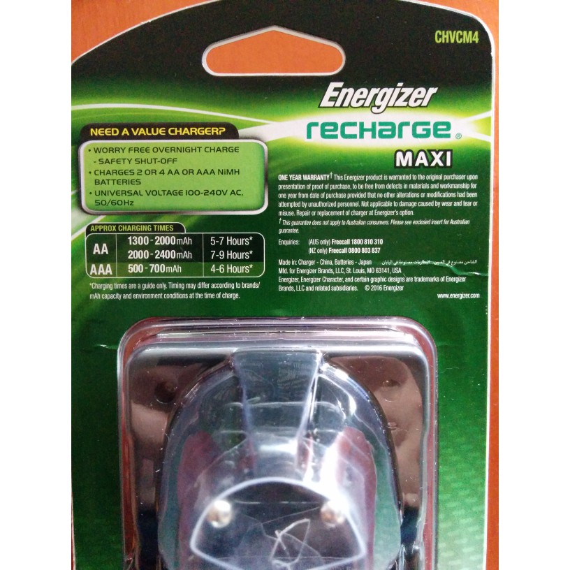 Batre Baterai Cas Energizer Recharger Aa A2 Maxi