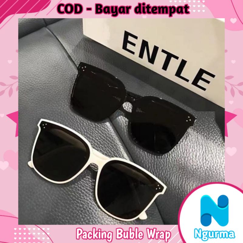 kacamata hitam Korean fashion wanita pria sunglasses kacamata titik tiga-2