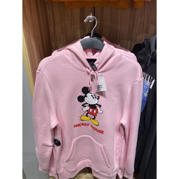 Hoodie Mickey Pink H*M