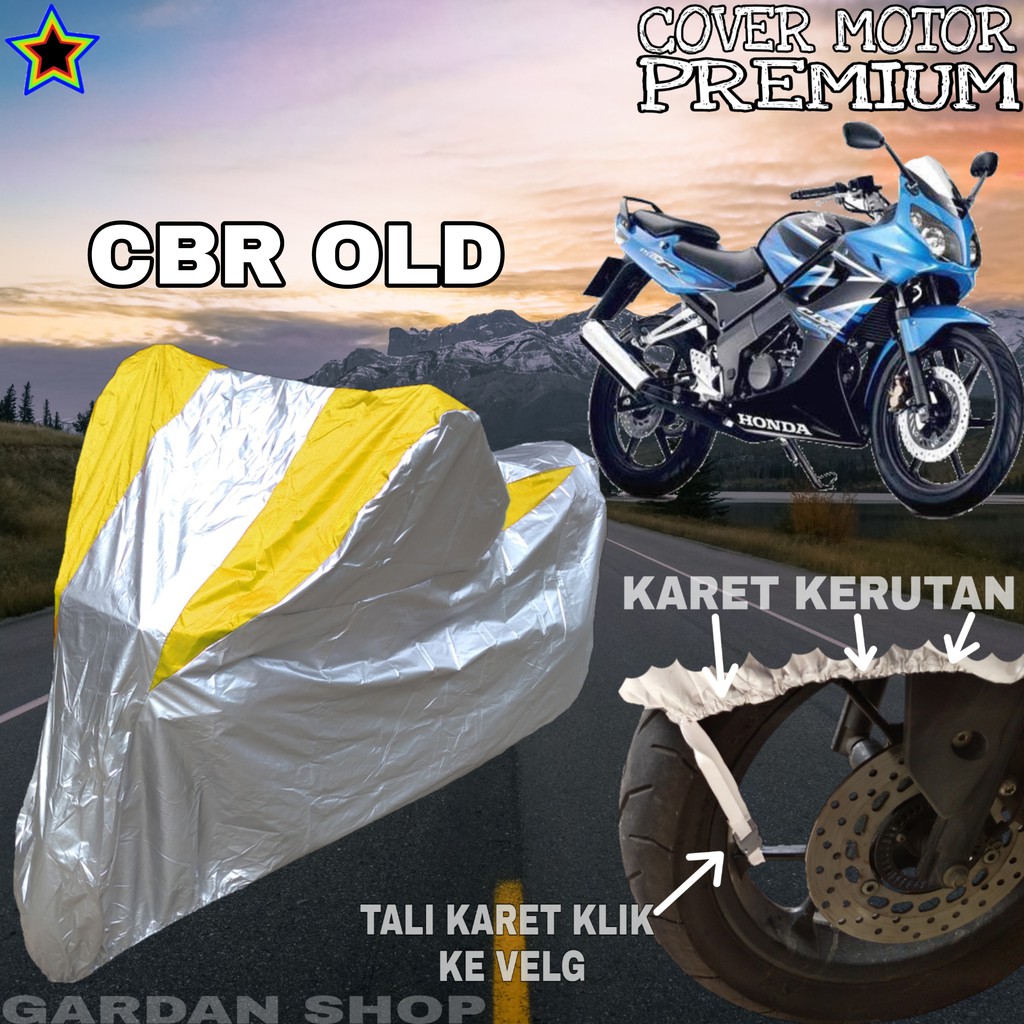 Sarung Motor CBR OLD Silver KUNING Body Cover Cbr PREMIUM