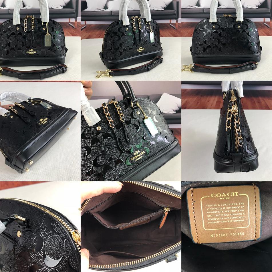 ₫ 55450 coach patent leather ladies shoulder bag cross-body bag handbag //GZDKY Paling rame