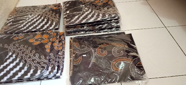 Batik Dolby Dolbi Dobby Doby Tenun Sutra Tulis Katun Atbm Baron Atasan Batik Wanita Sogan Srg308