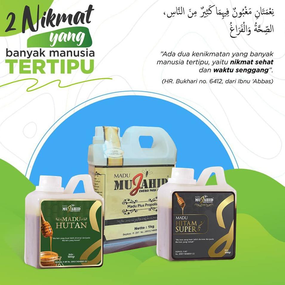 

Madu Hutan Mujahid Plus / Mujahid Hitam Super 1 Kg Planet !