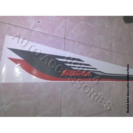 Stiker Body Sigra  Merah Hitam