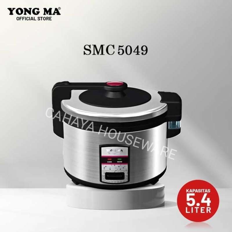 MAGIC COM YONG MA SMC-5049/ Magic com stainless steel 5.4Liter jumbo/ Magic com penanak nasi jualan