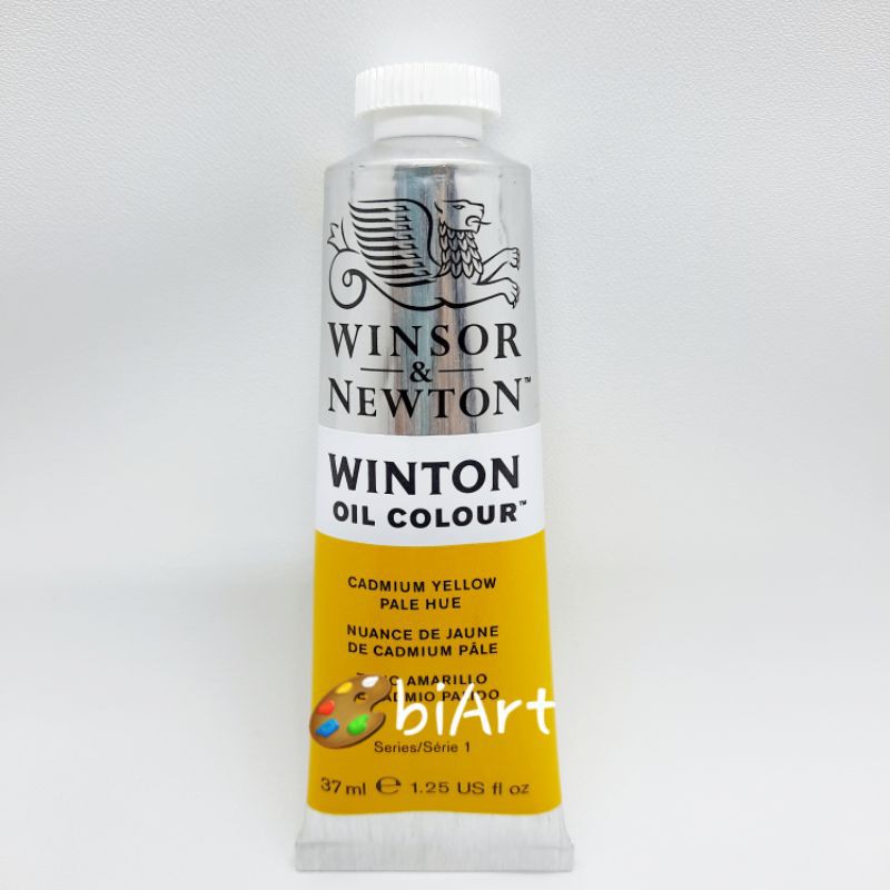 

Cat Minyak Winton Oil Colour 37 ml Cadmium Yellow Pale Hue Winsor & Newton